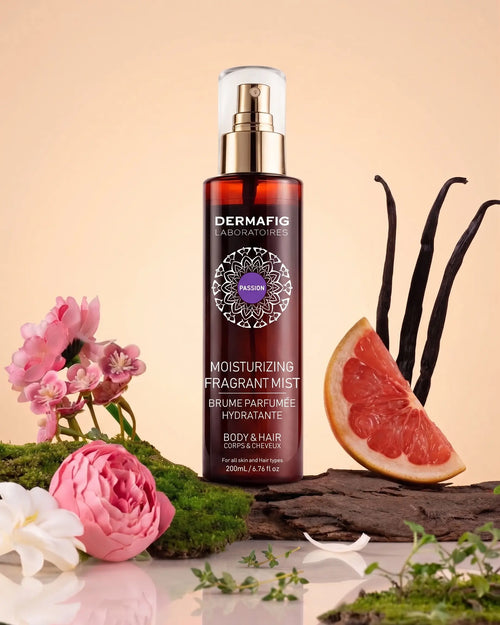 Brume parfumée hydratante passion - Dermafig