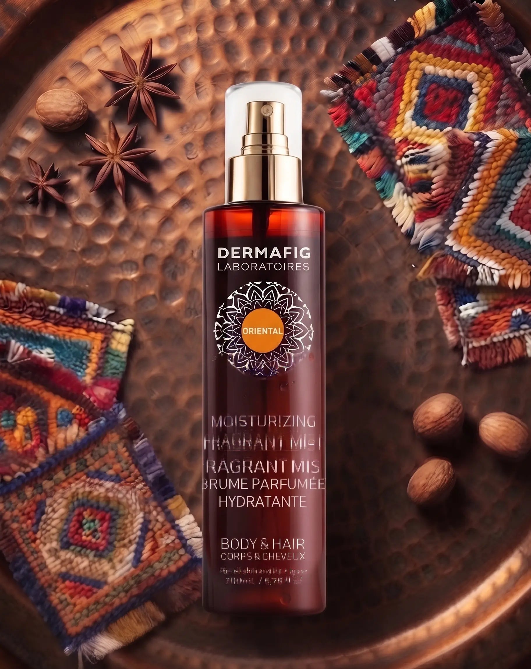 Brume parfumée hydratante oriental - Dermafig