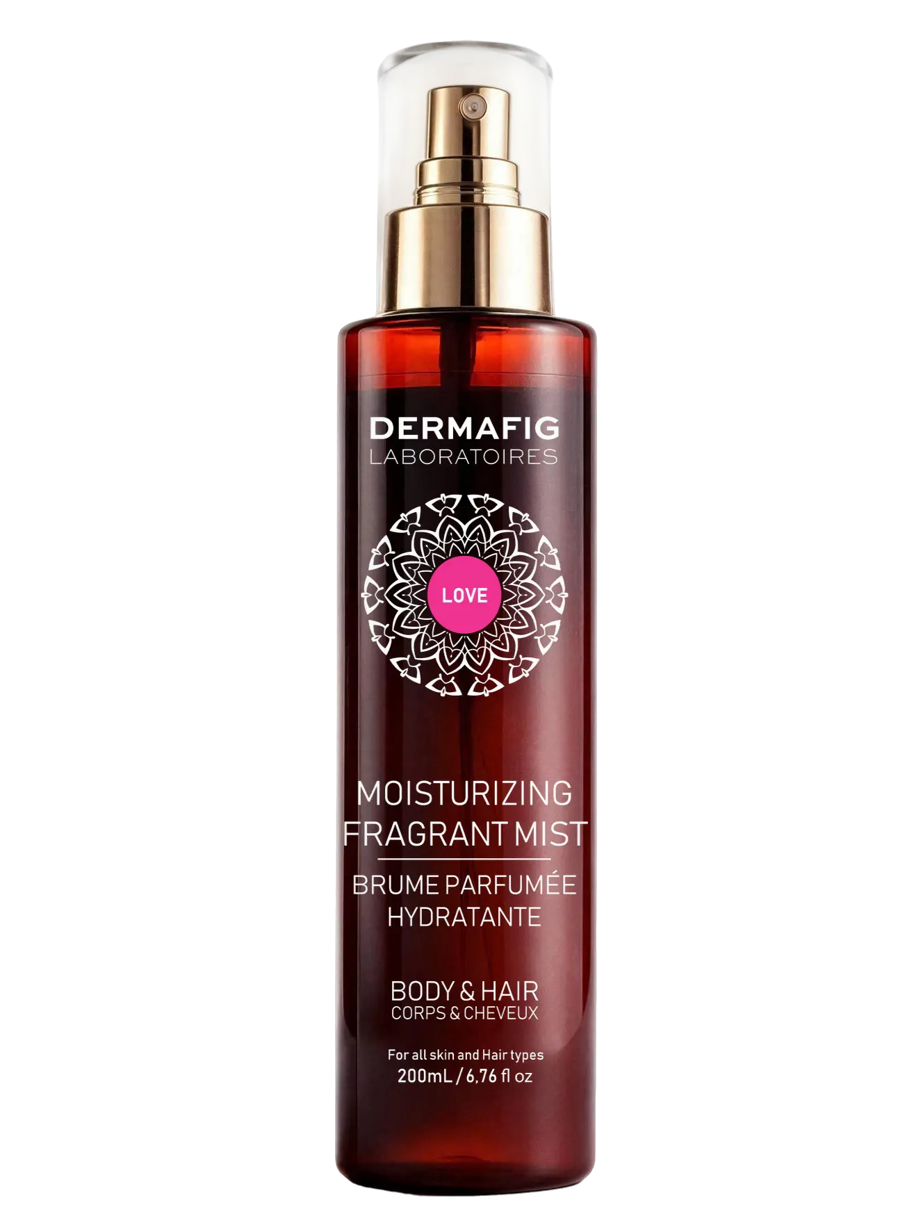 Brume parfumée hydratante love